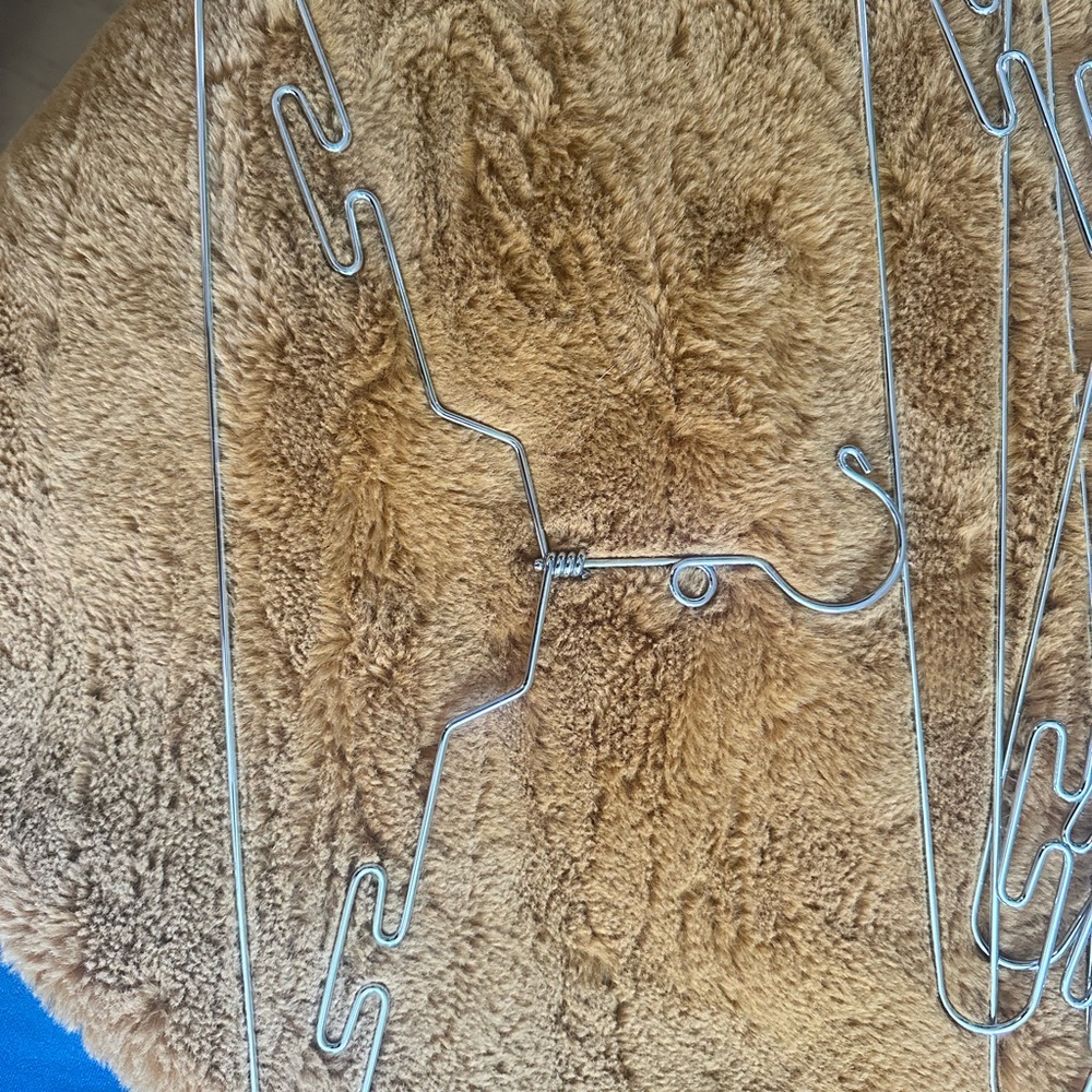Silver Metal Hangers